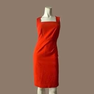Banana Republic Orange Sheath Pencil Dress